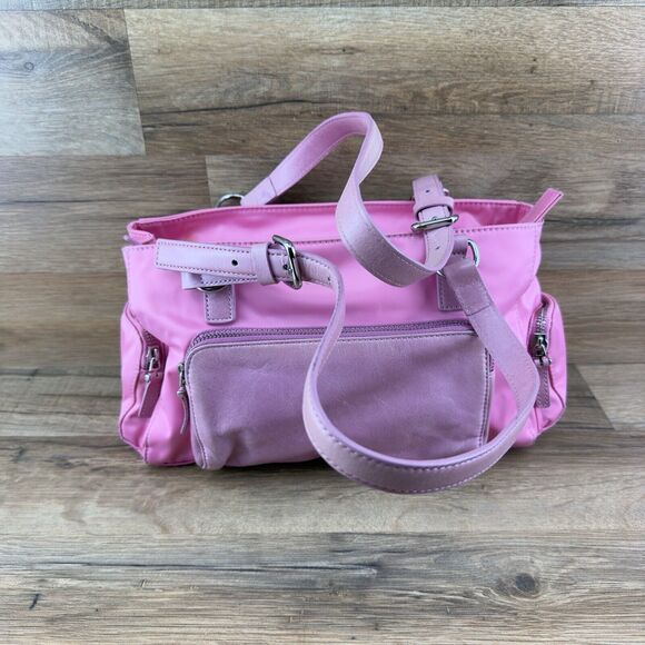 Brand New with Tags PRAGUE Dusty Rose Pink Leather Bag with Crystals Sho… - Picture 6 of 12